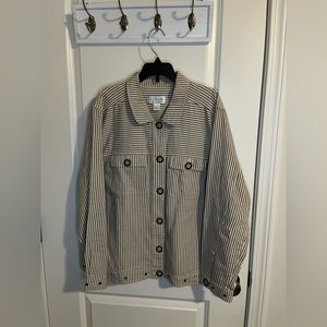 Vintage Long Sleeve Shirt Jacket